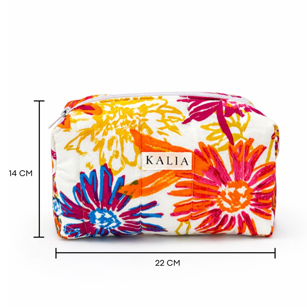 Cosmetiquera Floral