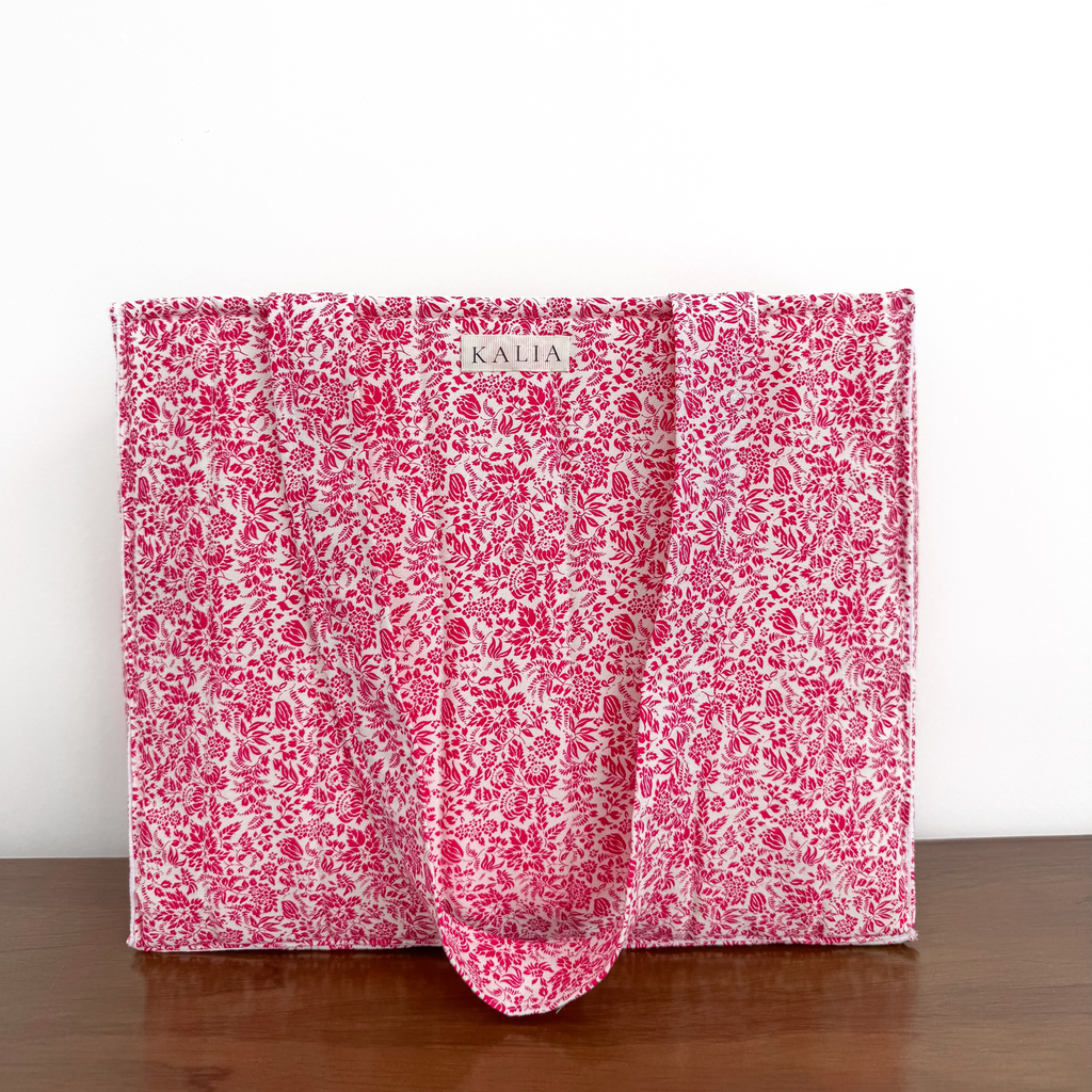 Bolsa plantas rosa