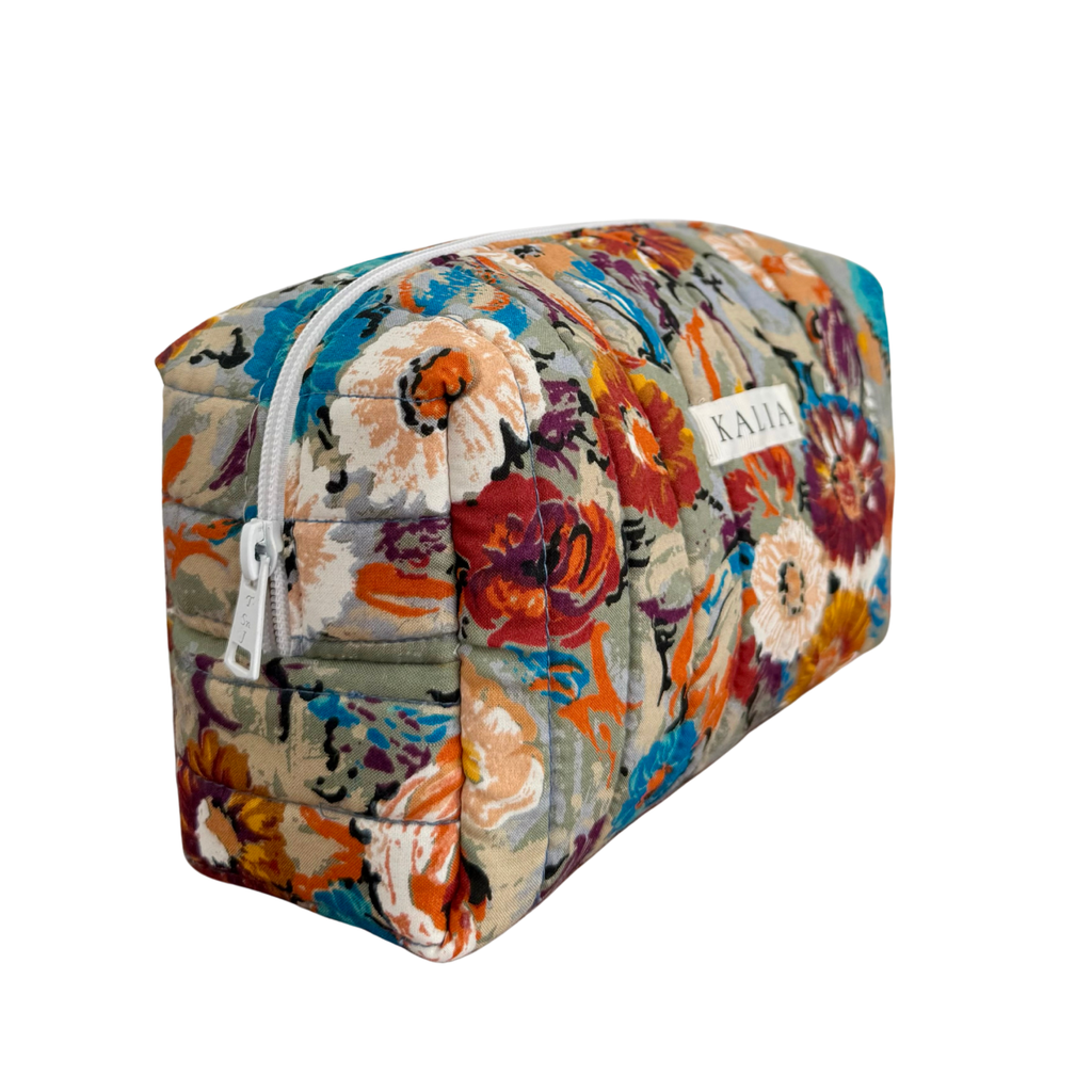 Cosmetiquera Flores vintage