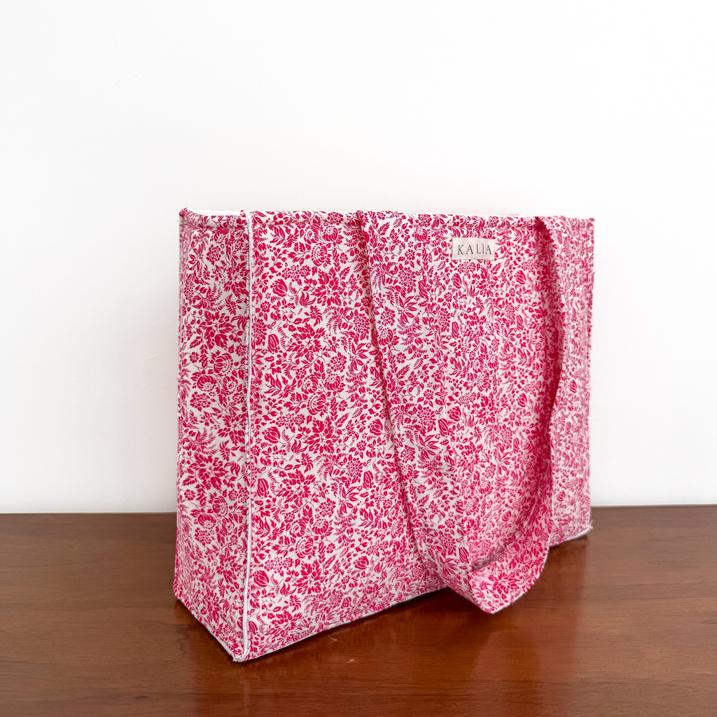 Bolsa plantas rosa