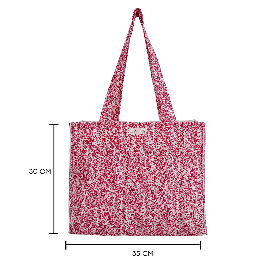 Bolsa plantas rosa