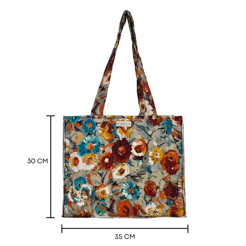 Bolsa flores vintage