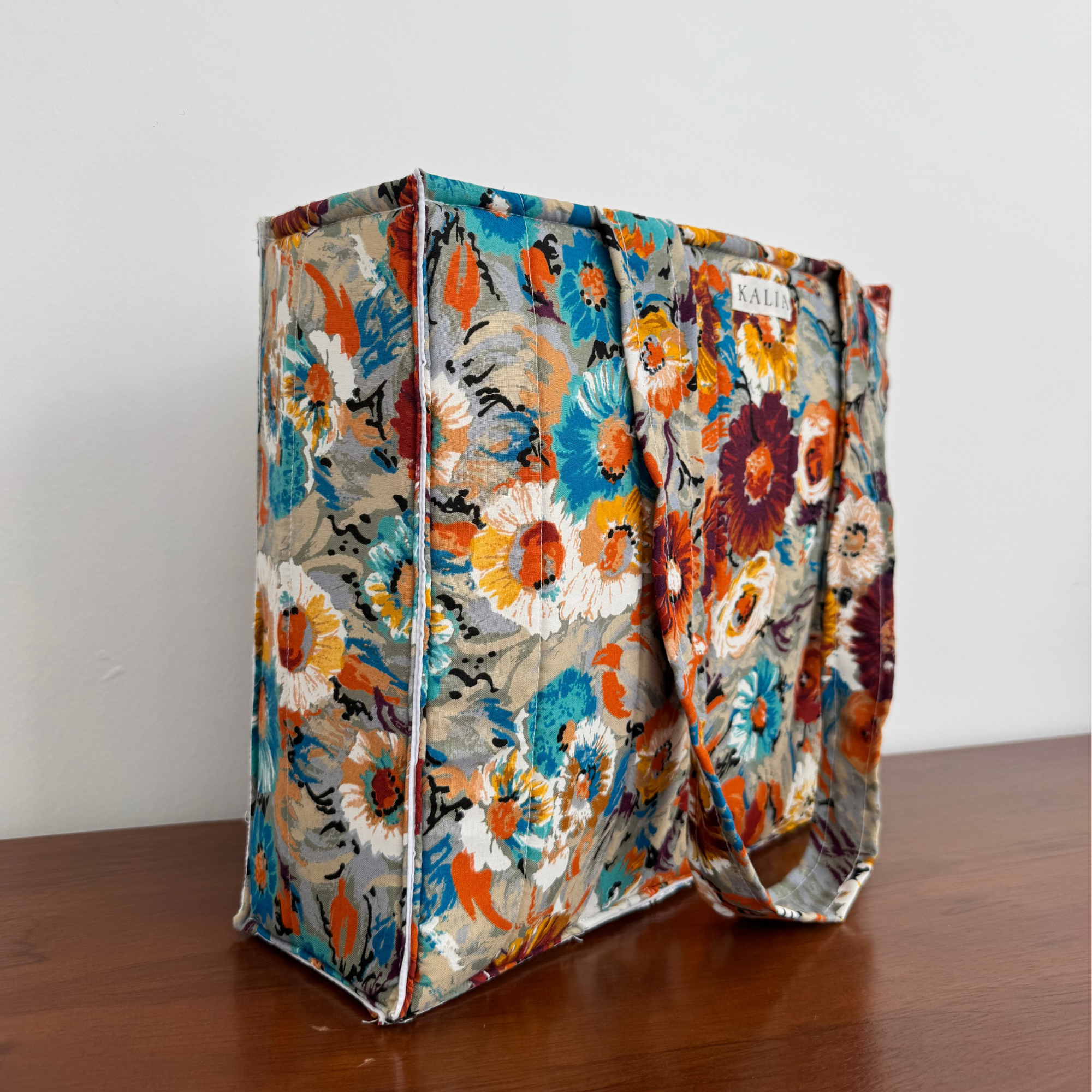 Bolsa flores vintage