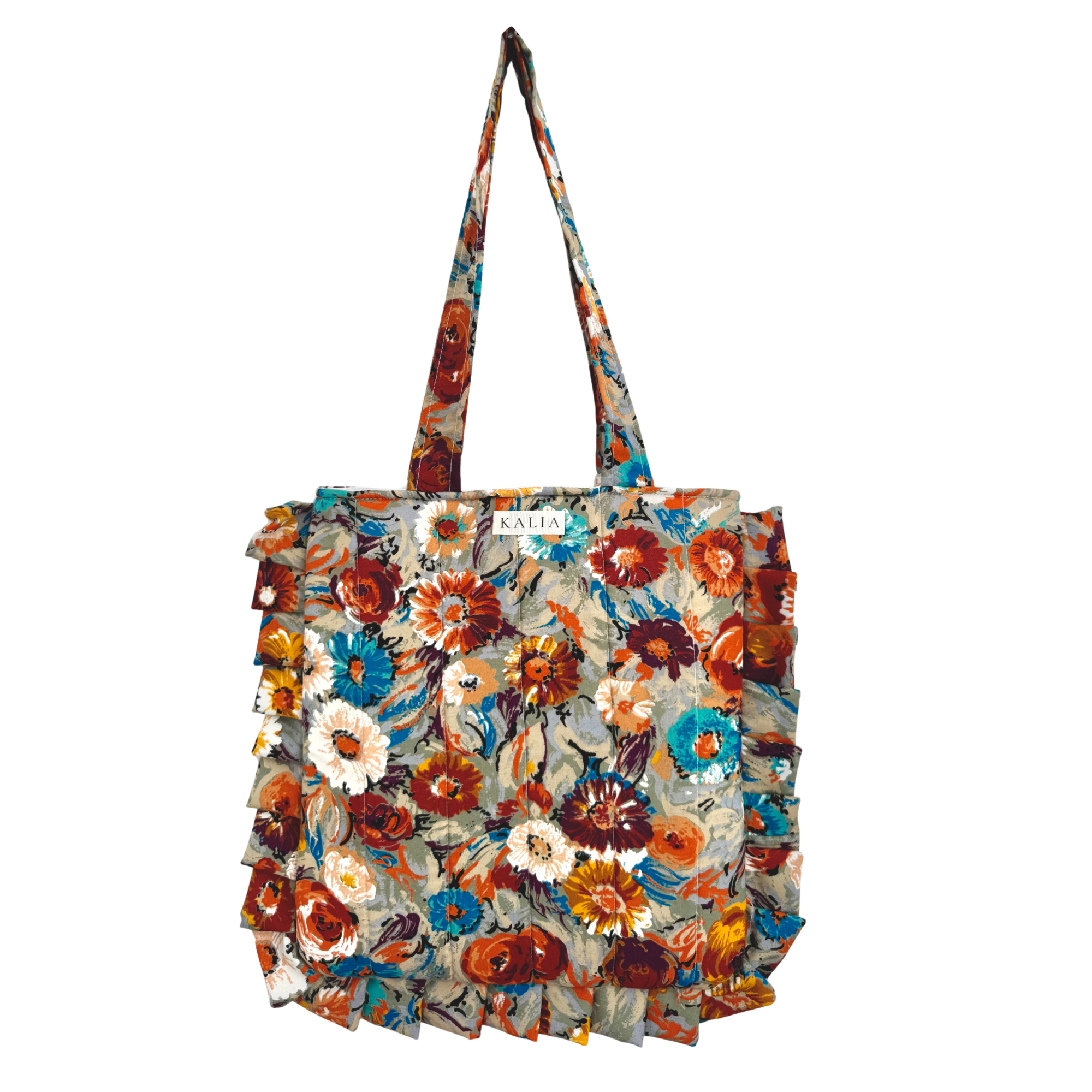 Tote bag flores vintage