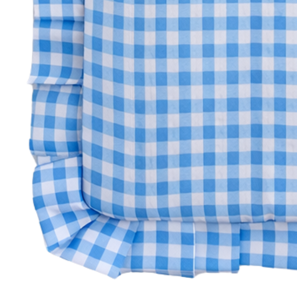 Tote bag cuadros azules