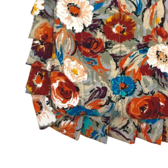 Tote bag flores vintage