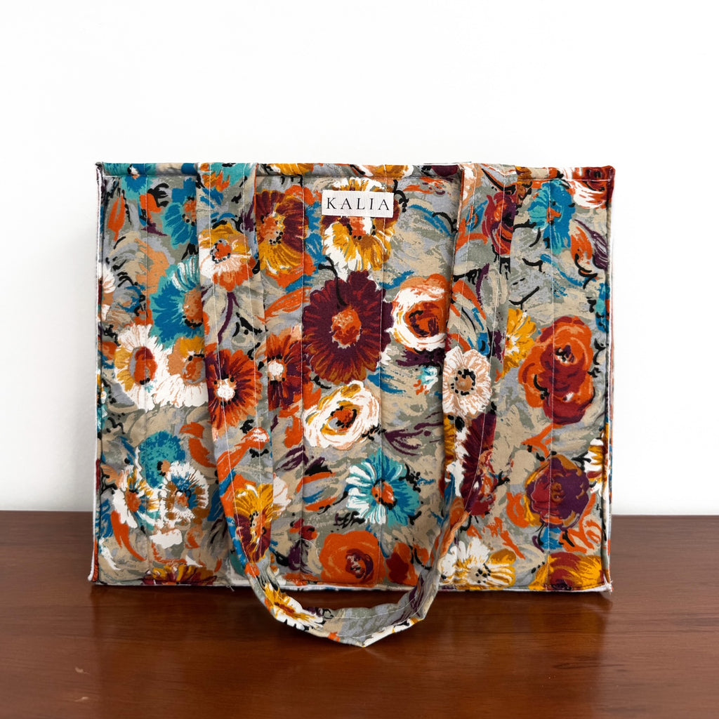 Bolsa flores vintage